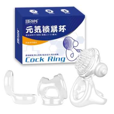 Alat kesehatan pria vibretion lock fine 3in1 male ring