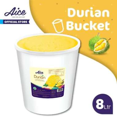 Promo Harga AICE Ice Cream Bucket Durian 8000 ml - Blibli