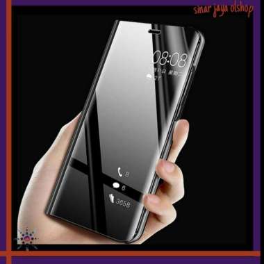 Case Oppo A94 Clear View Standing Flip Cover Casing