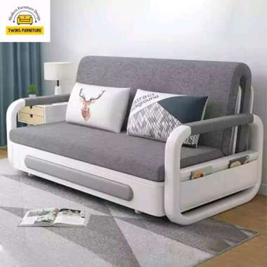 sofa bed simple minimalis multifungsi 2in