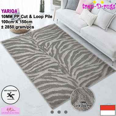 Tren-D-rugs Karpet plush 3d timbul polos permadani bulu alas lantai kamar tidur ruang tamu tebal hal