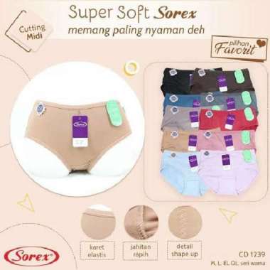 Sorex CD Wanita Super Soft Art. 1239 Random QL