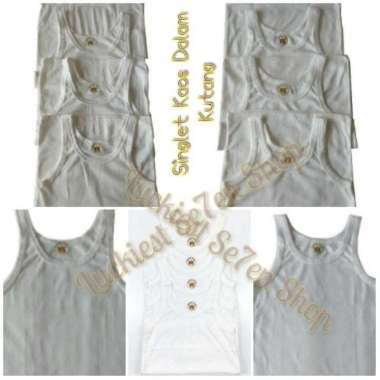 Singlet Kaos Dalam Kutang Anak Putih (8-10 tahun) Little Bear Halus Cewe