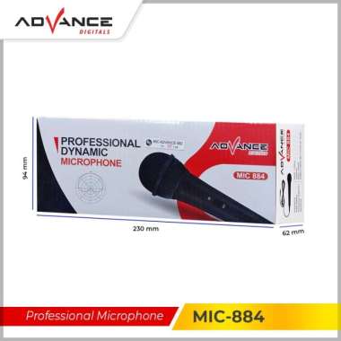 Advance Mic Karaoke Profesional Dynamic Microphone Mic Kabel MIC884