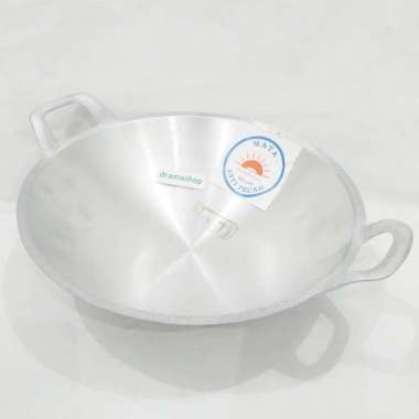 Wajan kuali penggorengan telur gulung sedang medium lubang dasar dalam