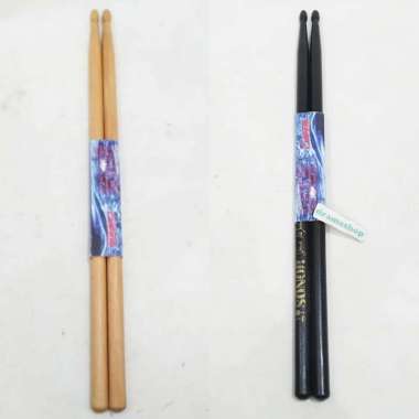stik drum sticks stick perkusi kayu Hitam
