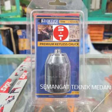 KEPALA BOR DRILL TANPA KUNCI KEYLESS DRILL CHUCK 13MM BENZ BZ-7038