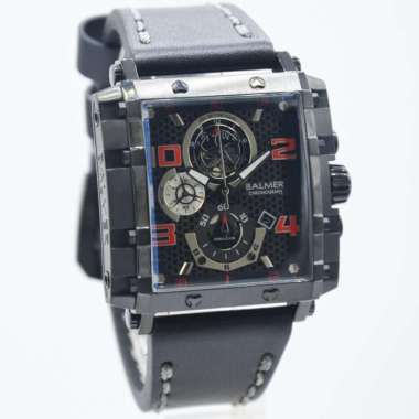 BALMER B.8130MB,LT - Jam Tangan Pria Kulit Original - Black