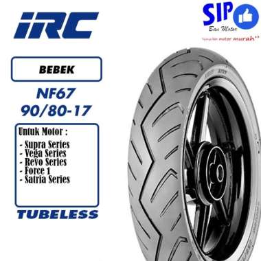 Ban motor bebek tubeless IRC NF67 90 80 17 NF 67 supra revo