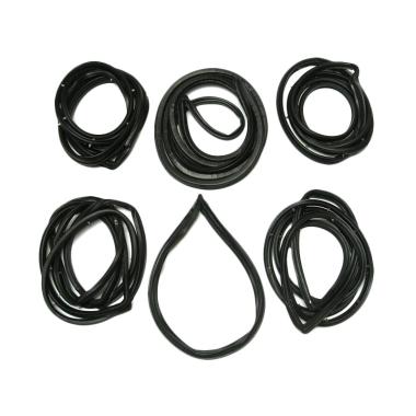 ISUZU Karet Pintu Mobil for Panther Kapsul Tahun 2000 Ke Atas [Original/ 6 pcs] hitam