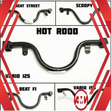 PIJAKAN KAKI DEPAN HOT ROOD METIC MIO SOUL