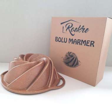 Baking Pan Bolu Marmer Loyang Bolu Marmer Roekre Premium Quality Gold
