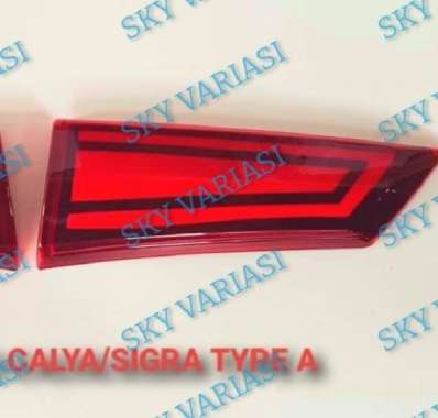 Lampu Stop Reflektor Bagasi Belakang Tipea Calya / Sigra Red