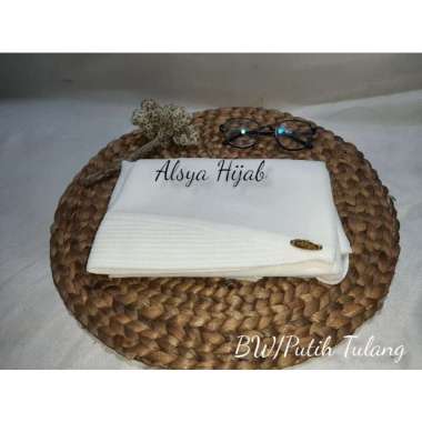 Hijab Khimar Syar'i New Khalisa Series Lancip / Jilbab Ceruty Premium Gelombang Cinta Label Alsya BW