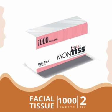 Montiss Facial Tissue 1000 Sheets