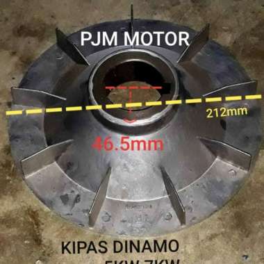Fan Cooling Kipas Pendingin Mesin Dinamo St5 St7,5 st 5 st 7,5 5kw 7kw