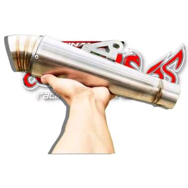 SILINCER KNALPOT DJPJ POLOS FREE LASER NAMA TIGER R15 VIXION SATRIA FU MEGAPRO R15 MT15 VIXION R XAB