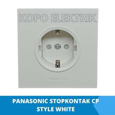 Panasonic Stopkontak White Tanam Stop Kontak Putih Minimalis