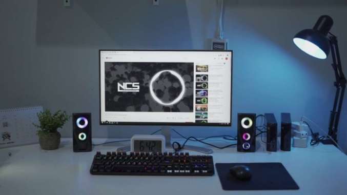 Gaming Speaker Aktif PC Komputer Laptop USB Robot Original Murah