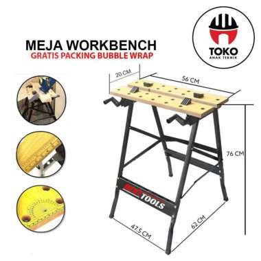 Work Bench / Workbench Meja Kerja Kayu Portabel / Folding Workbench