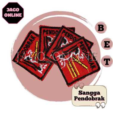 Bet Logo Bordir Badge Sangga Pramuka Lengkap Patch Emblem Pendobrak