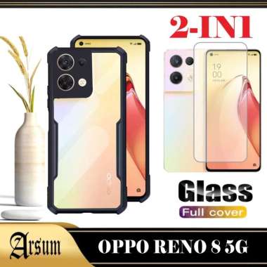 PROMO Case OPPO RENO 8 5G 2022 Transparan Softcase Casing OPPO RENO 8 5G 2022 Paket 2IN1 2IN1 RENO 8