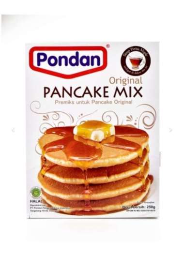 PANCAKE INSTAN TEPUNG PANCAKE MIX RASA ORIGINAL PONDAN 250 GR
