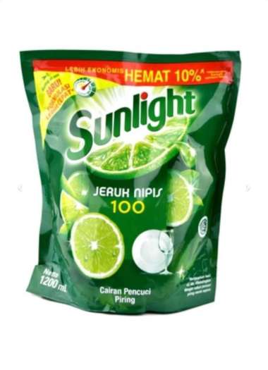 Promo Harga Sunlight Pencuci Piring Jeruk Nipis 100 1200 ml - Blibli