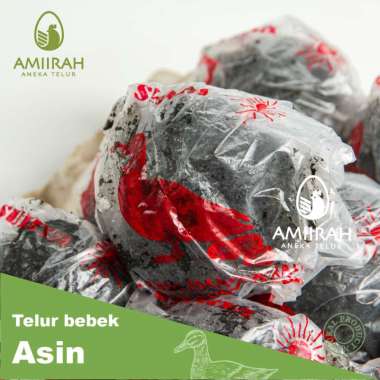 Telur Bebek Asin Mentah OMEGA / Telur asin mentah isi Merah Amiirah Telur Per Butir