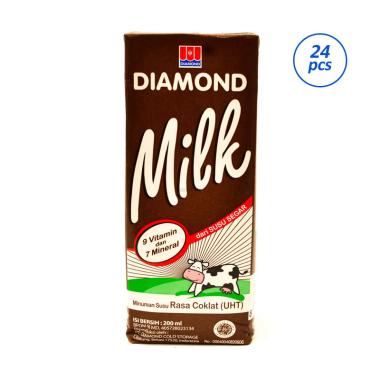 Promo Harga Diamond Milk UHT Chocolate 200 ml - Blibli