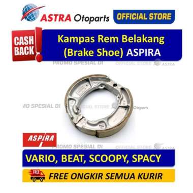 Kampas Rem Belakang (Brake Shoe) ASPIRA VARIO, BEAT, SCOOPY, SPACY