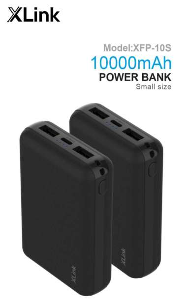 XLink FlexPower 10S Powerbank 10000 mAh Fast Charge Card Size