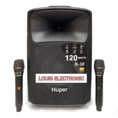 Speaker Portable HUPER JL10 JL-10 JL 10 Wireless Meeting 10 Inch ORI