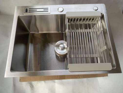 Bak Cuci Piring 6045 Stainless Kitchen Sink Kotak Sus 304 1 Lubang