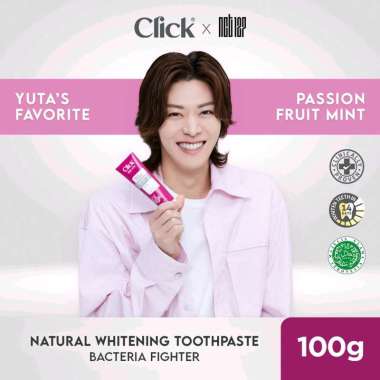 Click Natural Toothpaste Whitening + Bacteria Fighter Yuta New favorite NCT 127