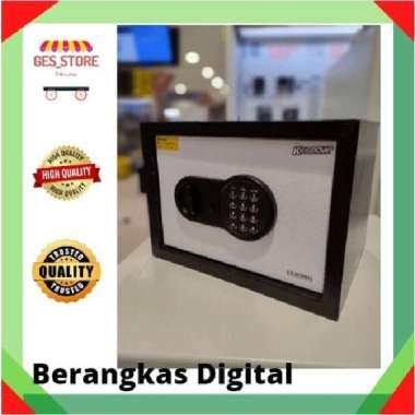 Berangkas electric Krisbow/Brankas portable/kotak penyimpanan uang
