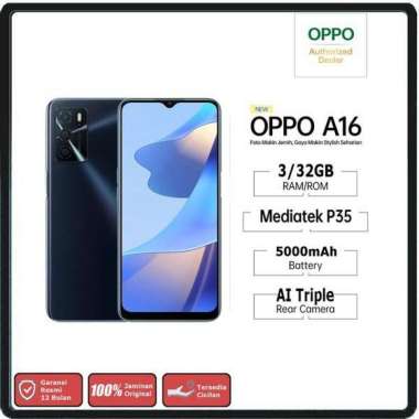 handphone oppo a16 Putih
