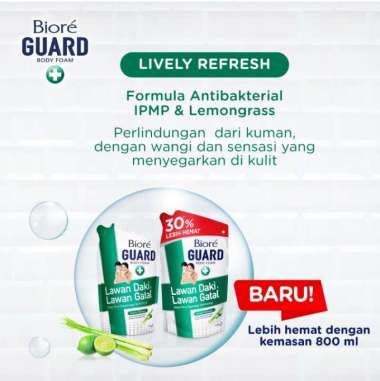BIORE Guard Body Foam Active Antibacterial / SABUN BIORE / BIORE REFILL