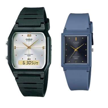 JAM TANGAN COUPLE ORIGINAL CASIO AW 48HE 7A WITH CASIO MQ 38UC 2A2DF JAM COUPLE ORIGINAL CASIO AW-48