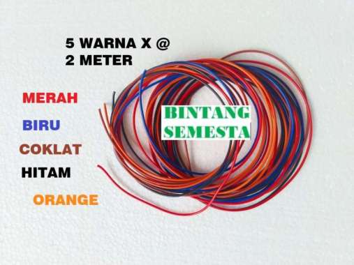 KABEL OTOMOTIF AWG22 MOBIL MOTOR 5 WARNA