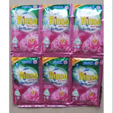 Promo Harga Rinso Liquid Detergent + Molto Pink Rose Fresh 40 ml - Blibli