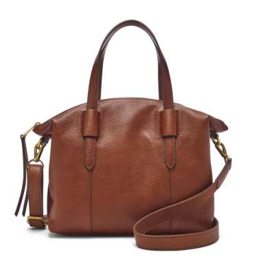 Fossil Skylar Leather Satchel Brandy Tas Wanita SHB2657-213