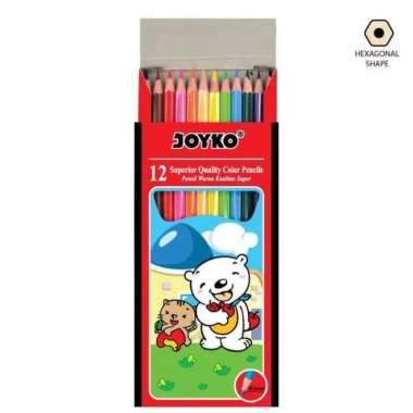 Pensil Warna 12 Panjang Color Pencil Joyko