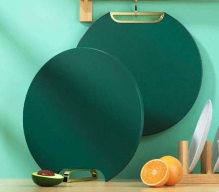 Talenan Plastik Anti Jamur / CUTTING BOARD TEBAL/ Talenan Bulat Cantik