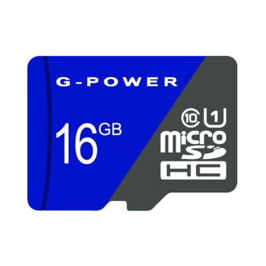 G-POWER MicroSD Kartu Memori [16GB] blue