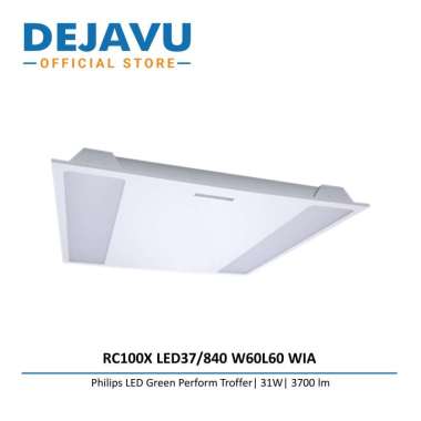 Lampu Green Perform Troffer RC100X LED37/840 W60L60 WIA