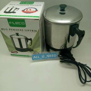 Mug Listrik Fleco 13 Cm / Mug Pemanas Portable / Heating Cup