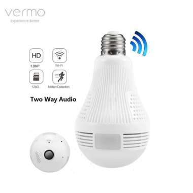 VERMO eyesec CCTV BOHLAM LAMPU IP CAMERA V380 CCTV LAMPU WIFI WIRELESS TERBAIK Multicolor