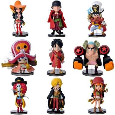 Action Figure One Piece Set 9 Pcs Model 67