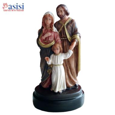 Asisi Patung Keluarga Kudus Motif Klasik [10 cm] MULTI COLOUR